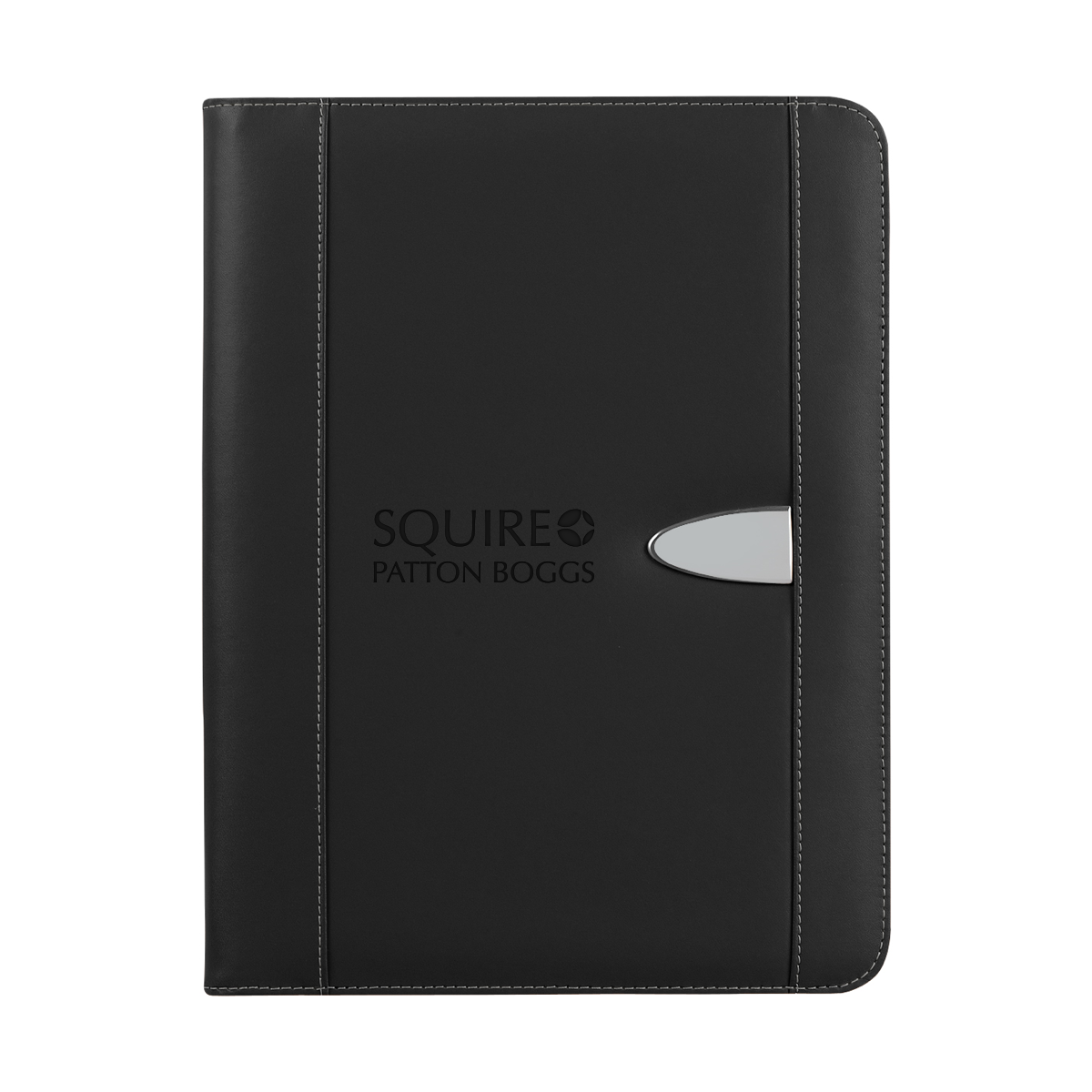 Bonded Leather Zippered Portfolio - Case of 20