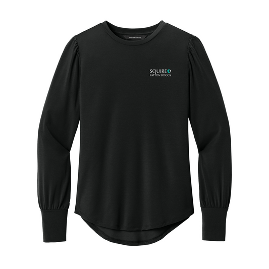 Mercer+Mettle® Women’s Stretch Jersey Long Sleeve Blouson Top